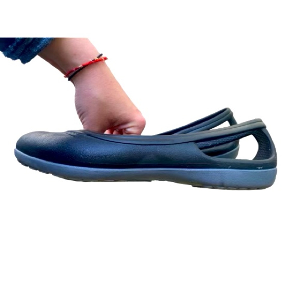 CROCS black ballerina flats